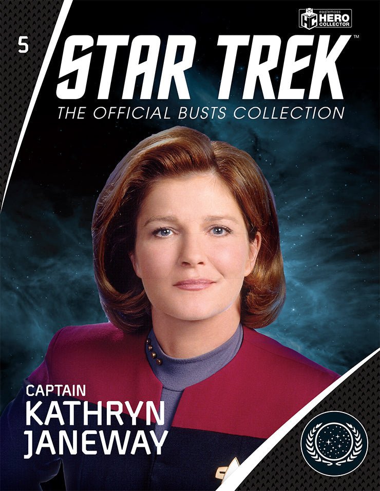 Captain Janeway Model Die Cast Bust Figure (Eaglemoss Star Trek The Official Busts Collection) Real Merch