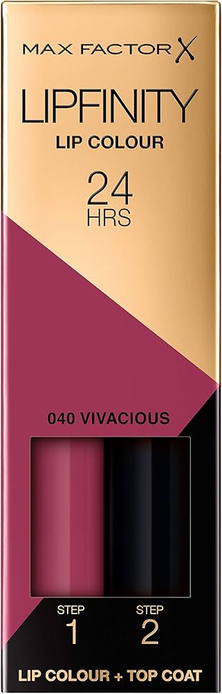 Max Factor Lipfinity Lip Color 040 Vivacious Max Factor