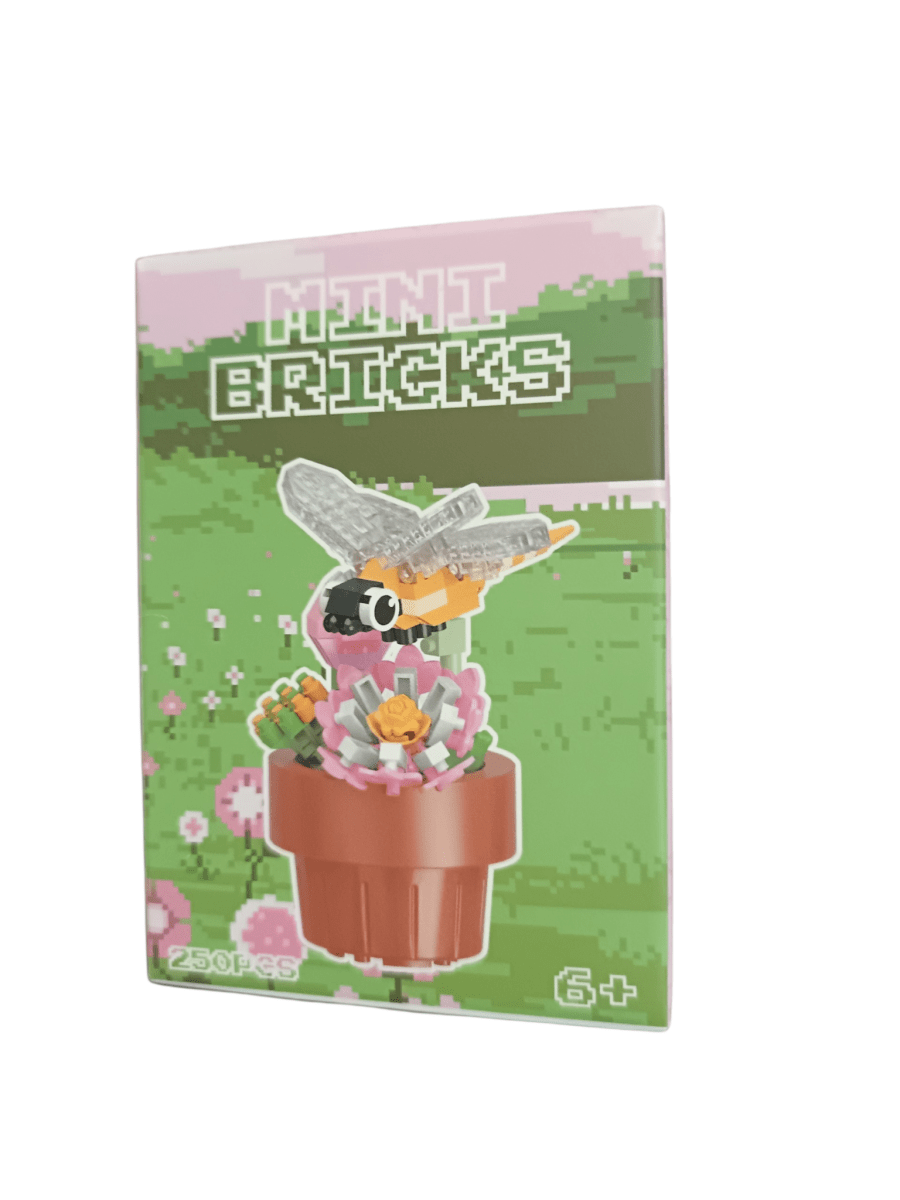 Mini Bricks Flowers and Dragonfly Building Brick Set - The Imagination ShopBuilding Toys