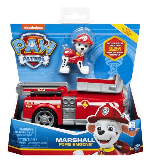 Paw Patrol Basic Vehicle Marshall Fire Engine The Imagination Shop