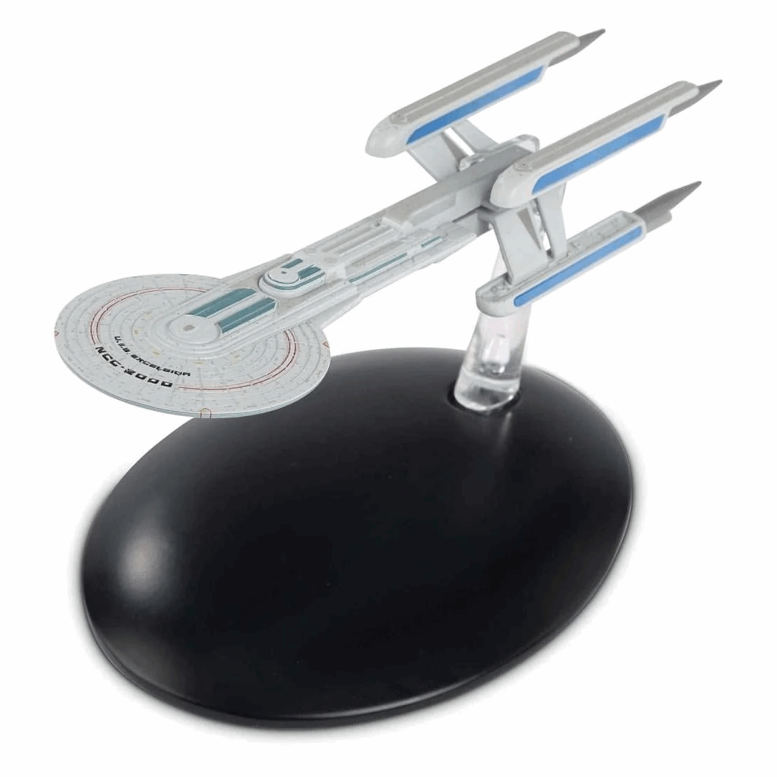 #152 U.S.S. Excelsior (Nilo Rodis Concept I) Diecast Model Ship (Star Trek / Eaglemoss) Real Merch