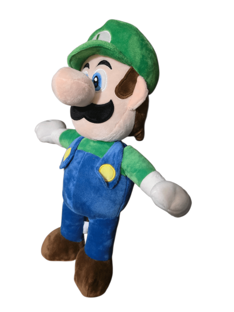 Nintendo Super Mario Luigi 35cm Soft toy - The Imagination Shop