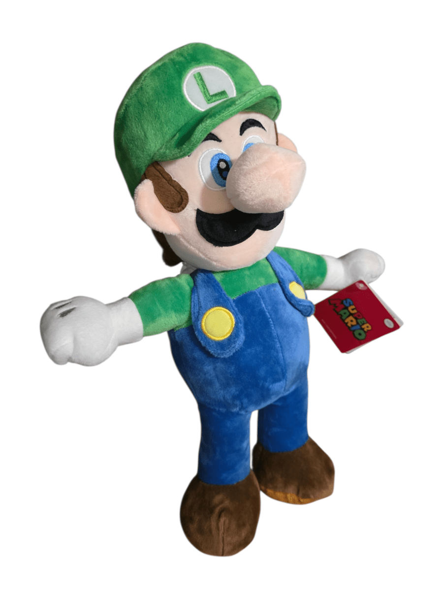 Nintendo Super Mario Luigi 35cm Soft toy - The Imagination Shop