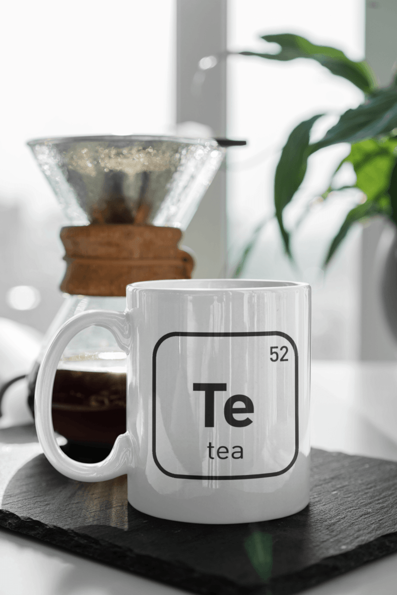 Novelty Periodic Table Element 52 Te Ceramic Mug for Science Lovers - The Imagination ShopGifts > Science Gifts > Science Mugs