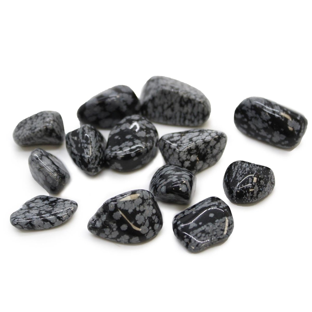 Obsidian Snowflake Tumblestone - The Imagination ShopScience & Nature Toys > Nature Toys > Rocks & Fossils > Gemstones