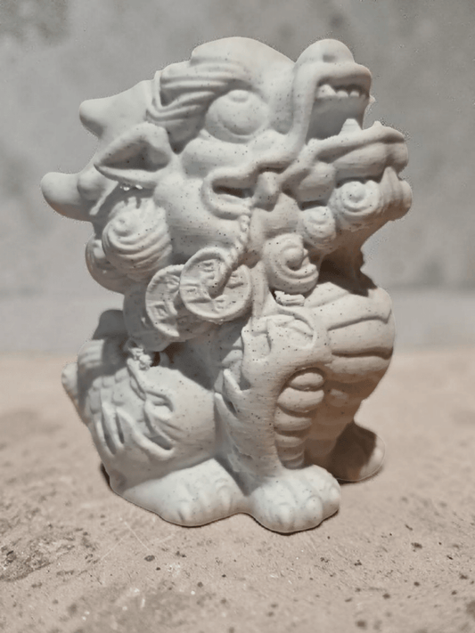 Oriental Style Dragon Stone Effect Ornament PLA The Imagination Shop