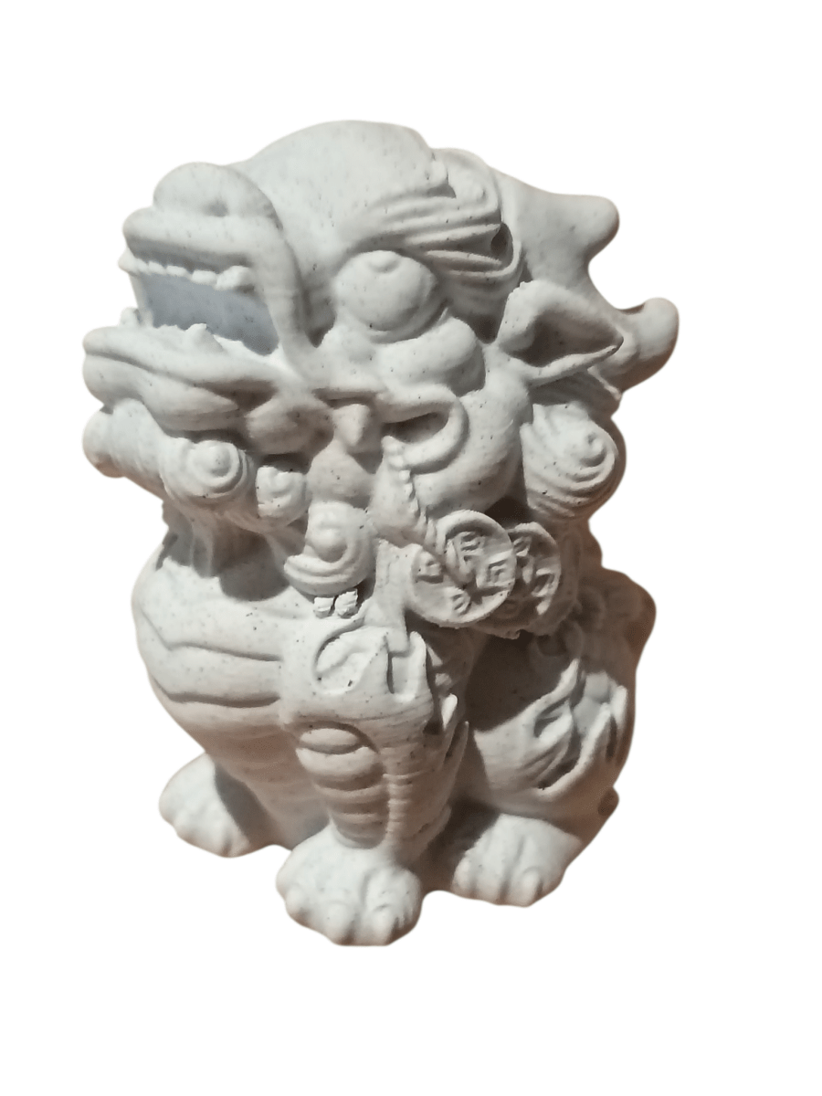 Oriental Style Dragon Stone Effect Ornament PLA The Imagination Shop