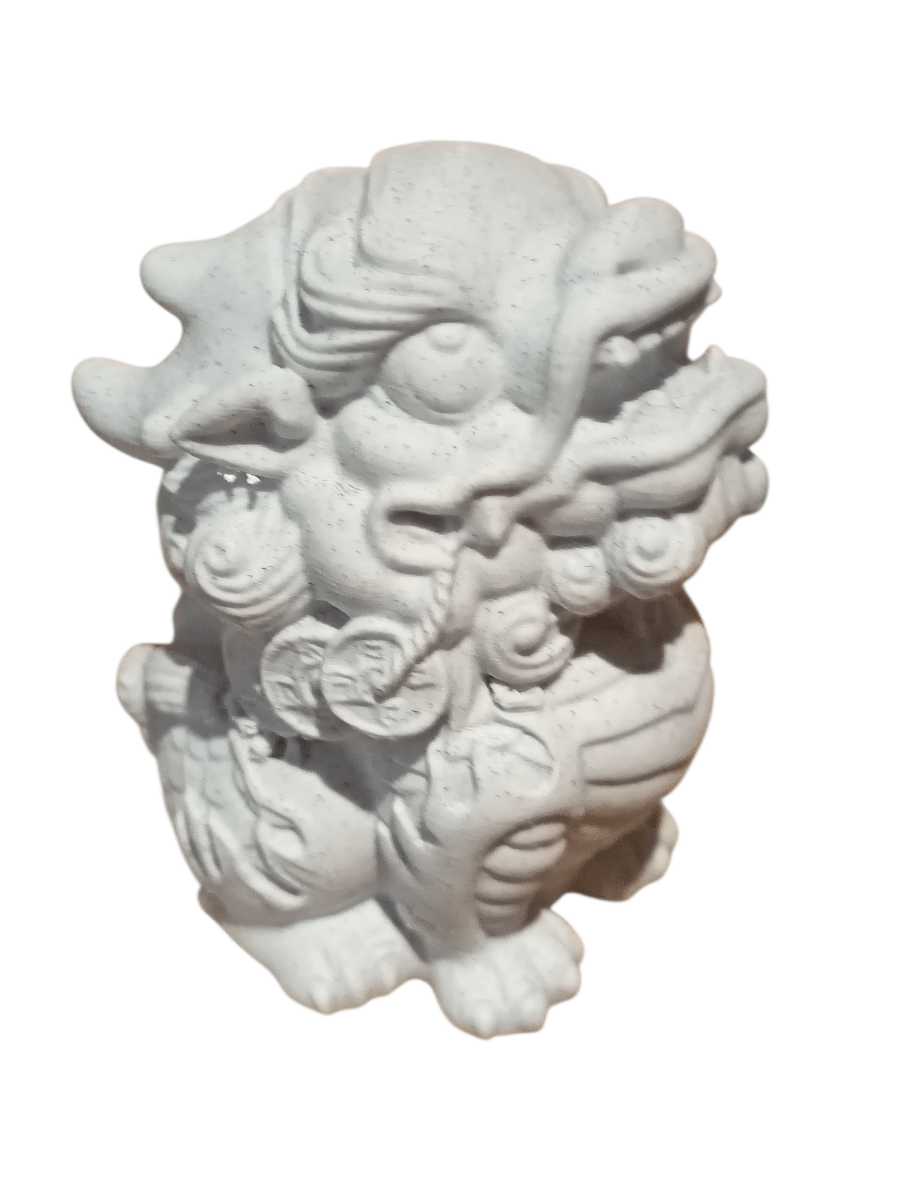 Oriental Style Dragon Stone Effect Ornament PLA The Imagination Shop