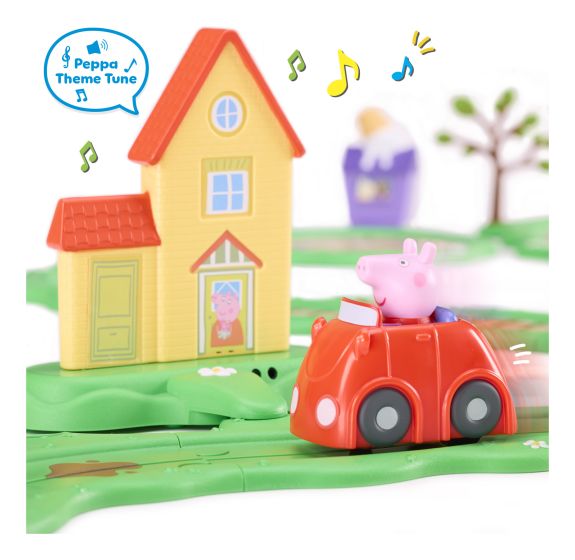 Peppa Pig Whizz Around Runabout Town Set - The Imagination ShopPlayset
