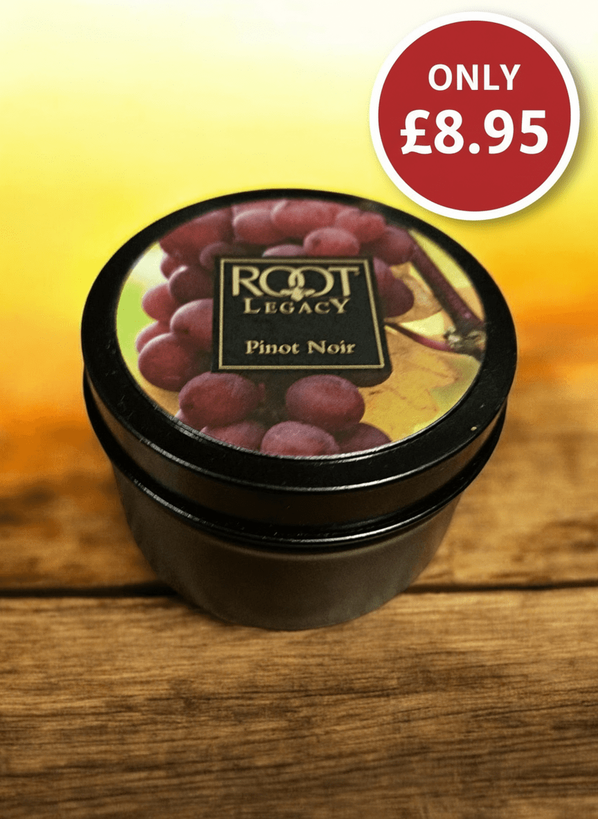 Root Legacy - Pinot Noir 4oz Tin Candle Root