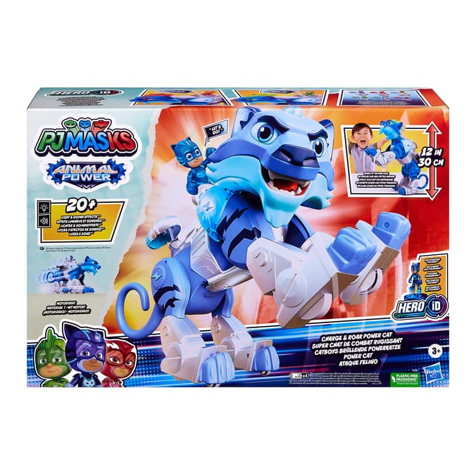 PJMasks Animal Power Light & Sound Motorised Charge & Roar Power Cat - The Imagination ShopDolls, Playsets & Toy Figures