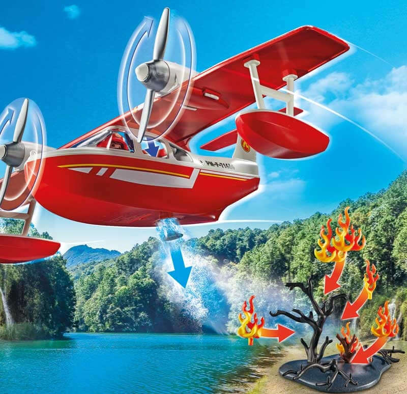 Playmobil Action Heroes Firefighting Sea Plane 71463 Playmobil