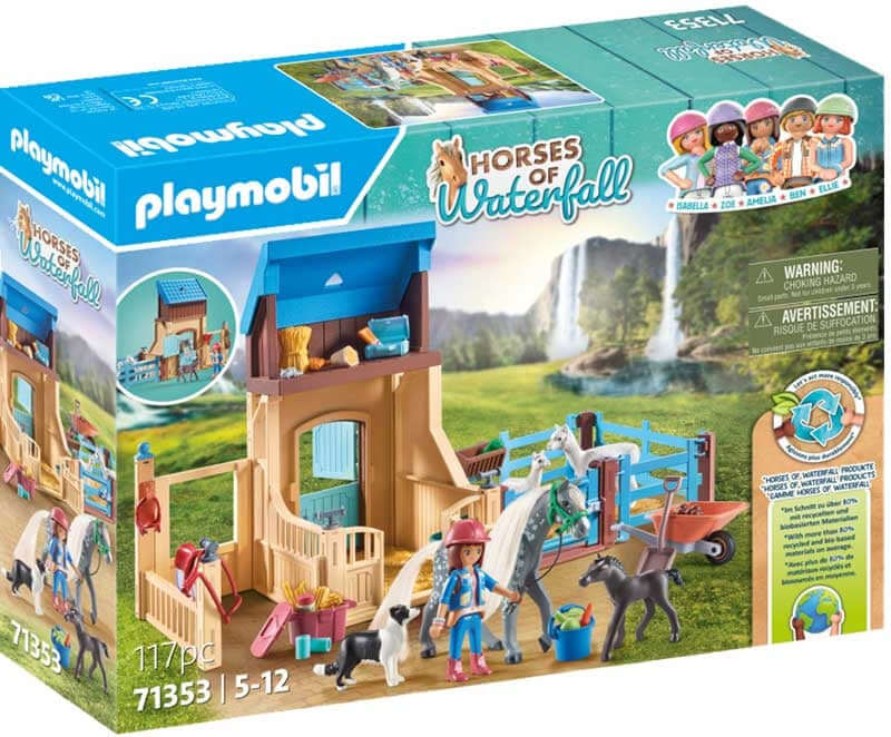 Playmobil Horses Of Waterfall Amelia & Whisper Horse Stable 71353 Playmobil