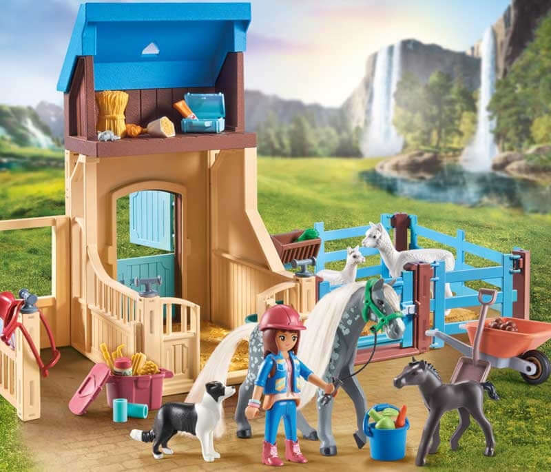 Playmobil Horses Of Waterfall Amelia & Whisper Horse Stable 71353 Playmobil