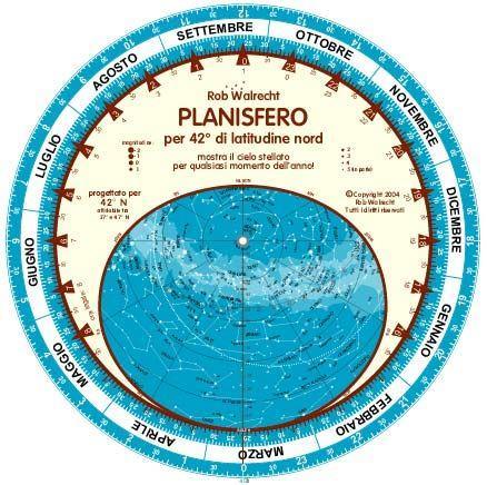 Italian Planisfero per 42° Nord Curious Minds