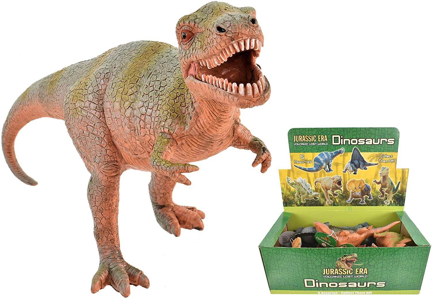 Children's Jurassic Era Dinosaurs Figures (Assorted Designs) Curious Minds