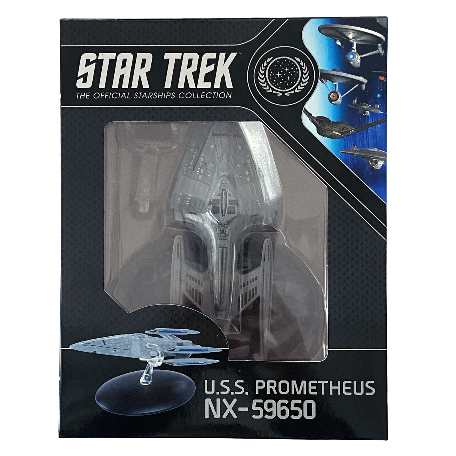 #19 U.S.S Prometheus NX-59650 Starship Model Diecast Ship Wave 3 2021 Window Boxed STFEN001 (Eaglemoss / Star Trek) Real Merch
