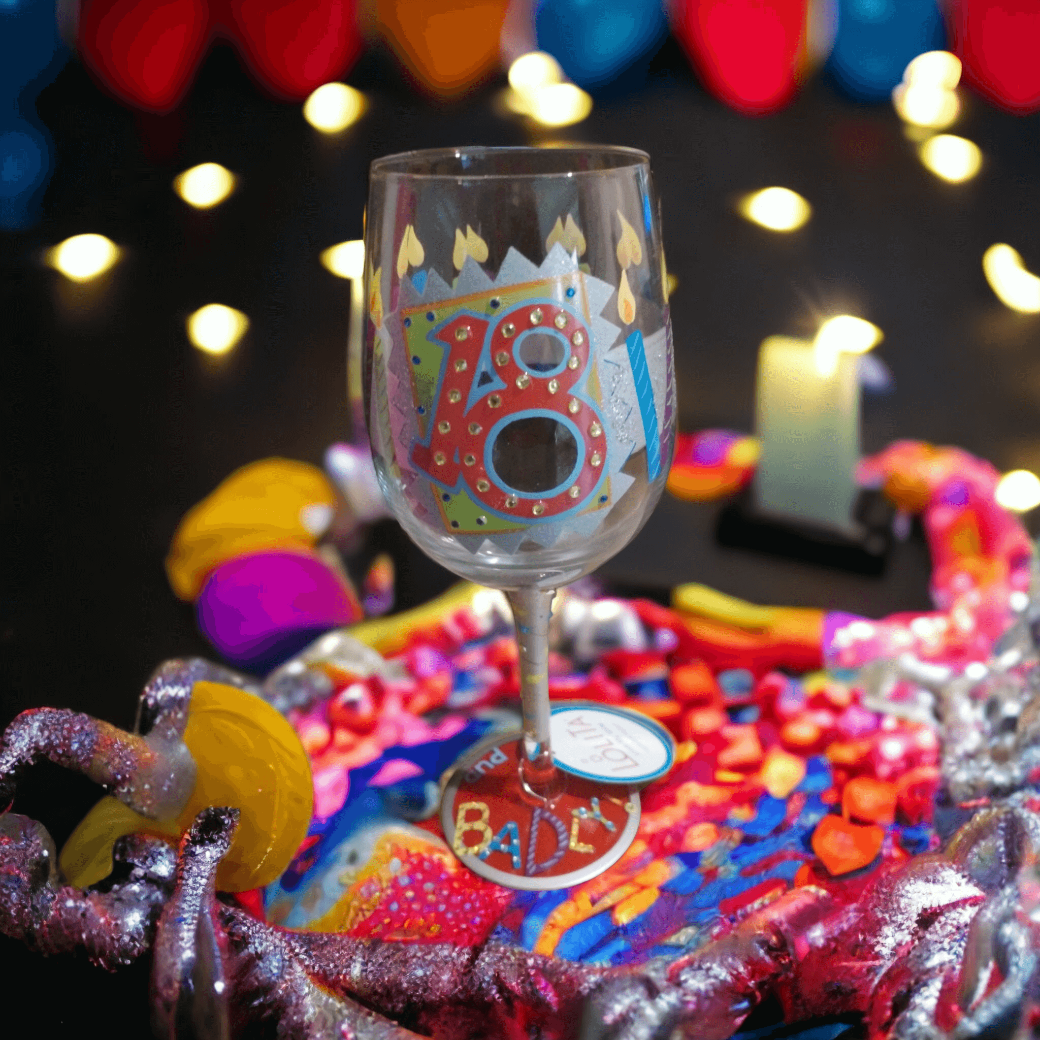Lolita - 18th Birthday Wine Glass Lolita