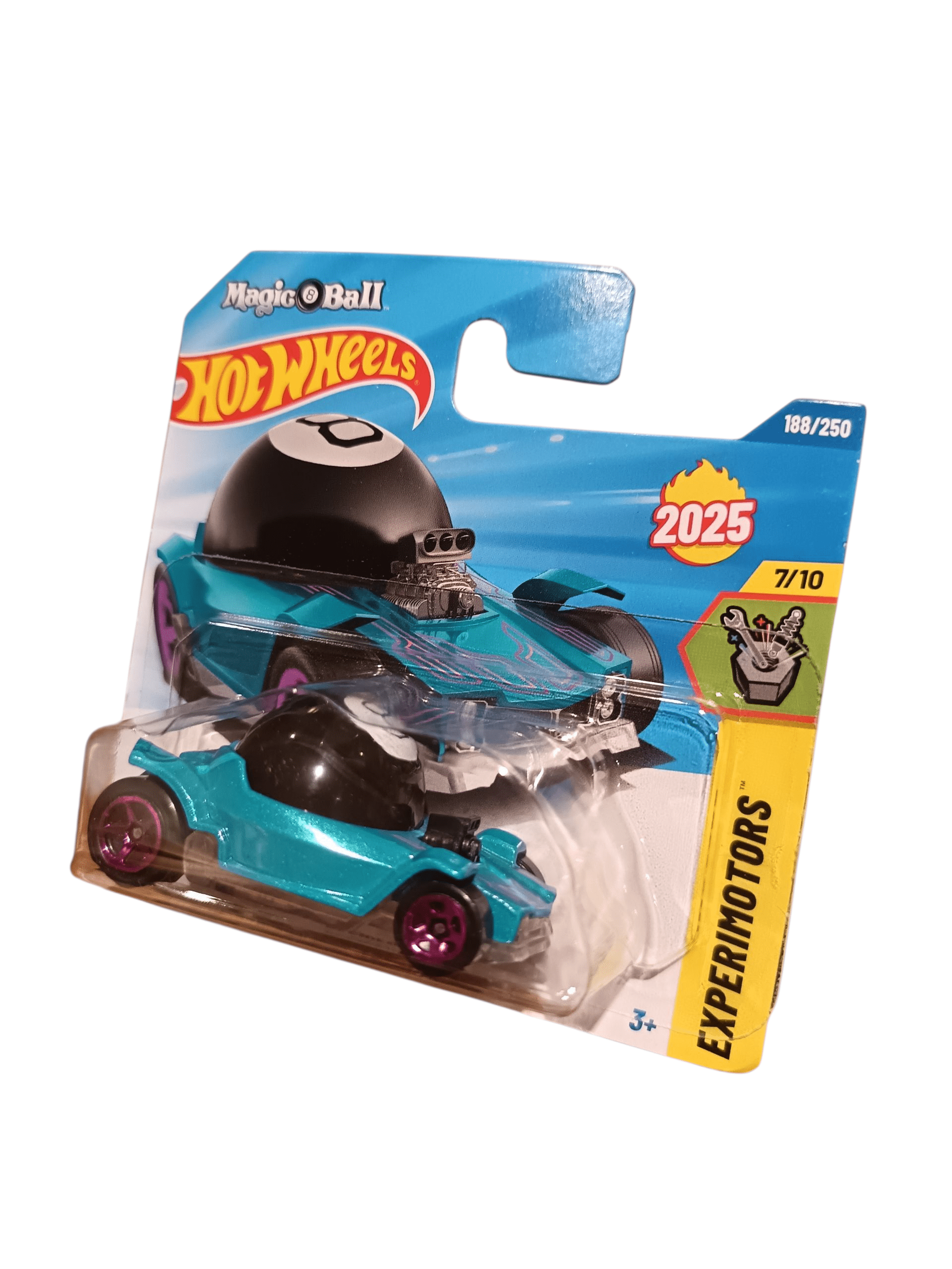 Hot Wheels Experimotors Decidedly Go 7/10 Magic 8 Ball 2025 Toy Car Hot Wheels