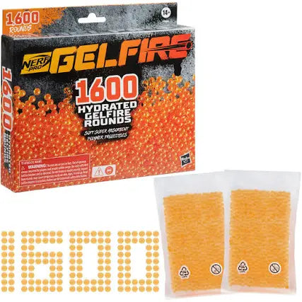 Nerf Pro 1600 Gel Fire Hydrated Refil Pack