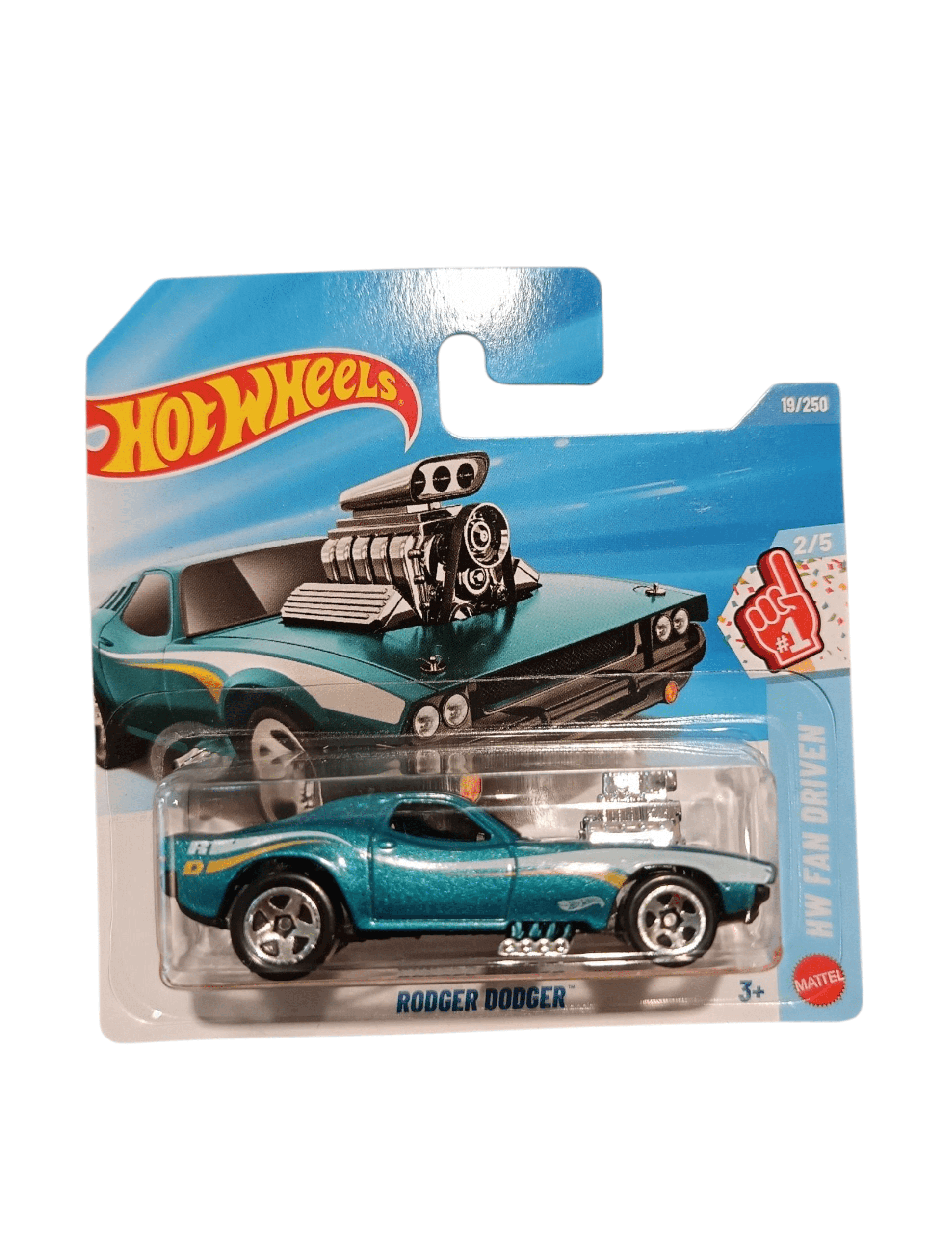 Hot Wheels Car Single Pack - HW Fan Driven Rodger Doger Hot Wheels