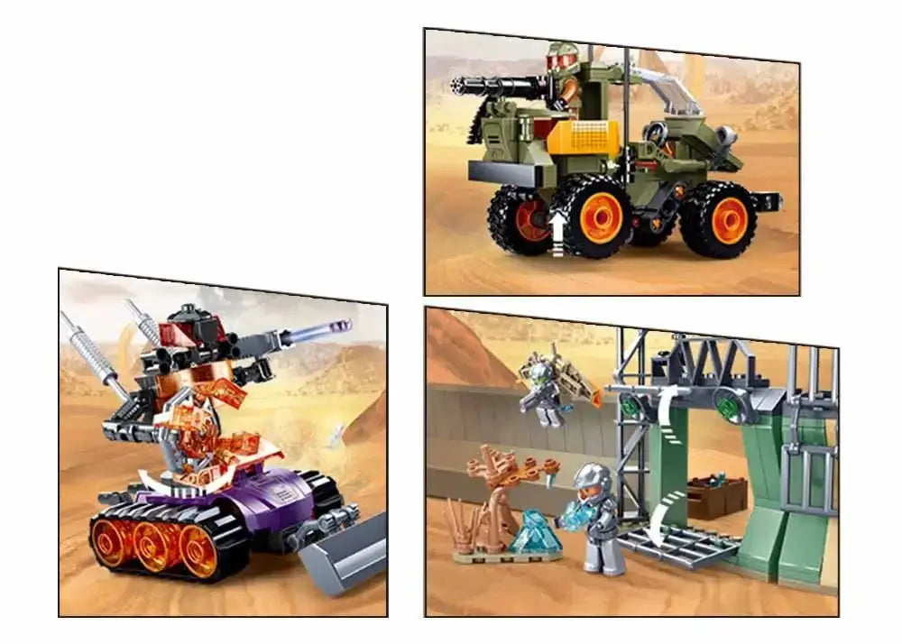 Sluban Atomic Storm Uprising Outpost Building Brick Set Sluban