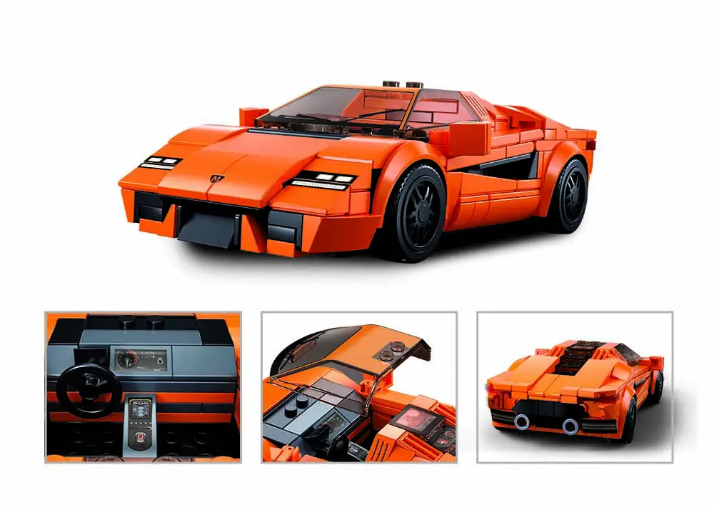 Sluban Model Bricks Sports Car Building Brick Set Sluban