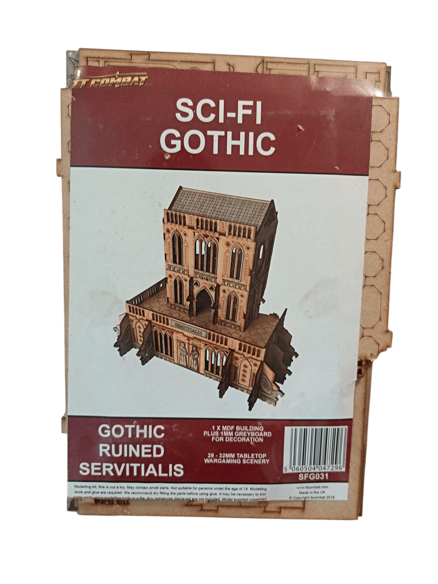 TTCombat Tabletop Scenics Sci-fi Gothic Ruined Servitialis TTCombat