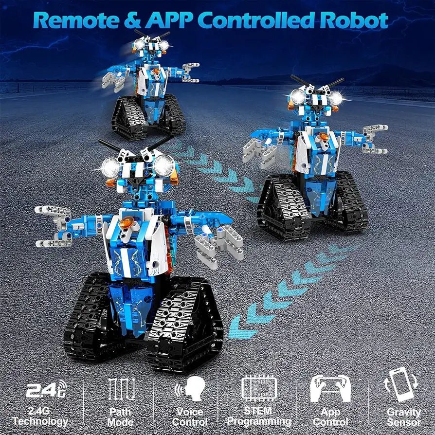 Ikuper Power Brick - No Thunder The Robot Building Brick Set Ikuper