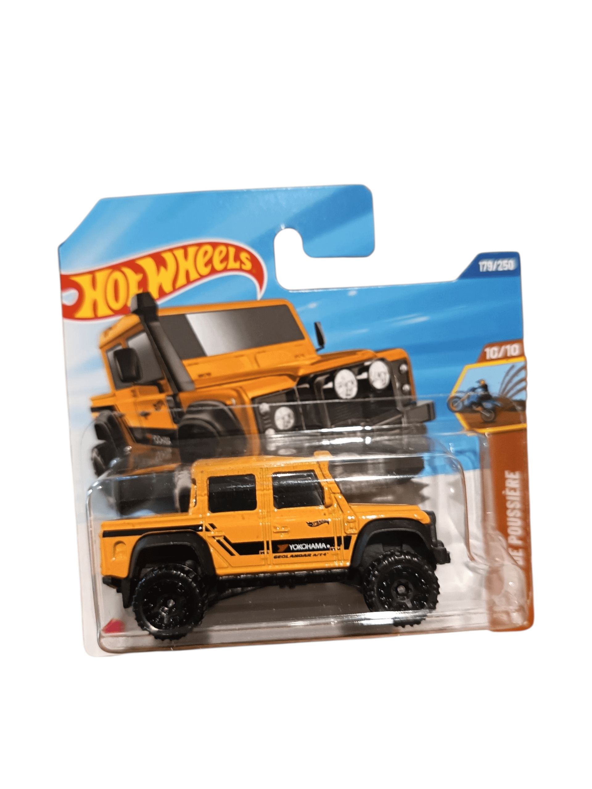 Hot Wheels Car Single Pack - Dirt Mordus De Poussiere '15 Land Rover Defender Double Cab Hot Wheels