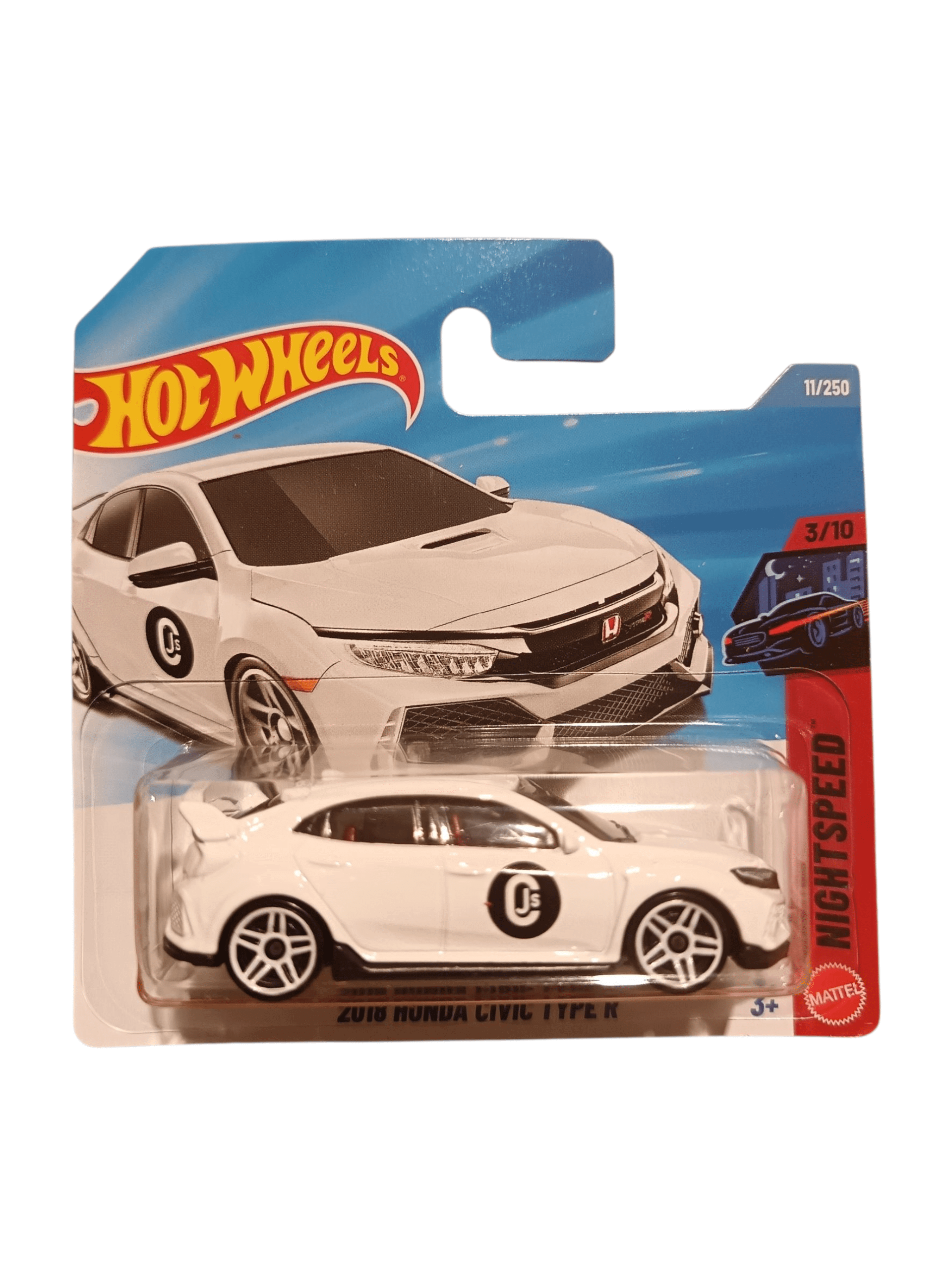 Hot Wheels Car Single Pack - Nightspeed 2018 Honda Civic Type R Hot Wheels