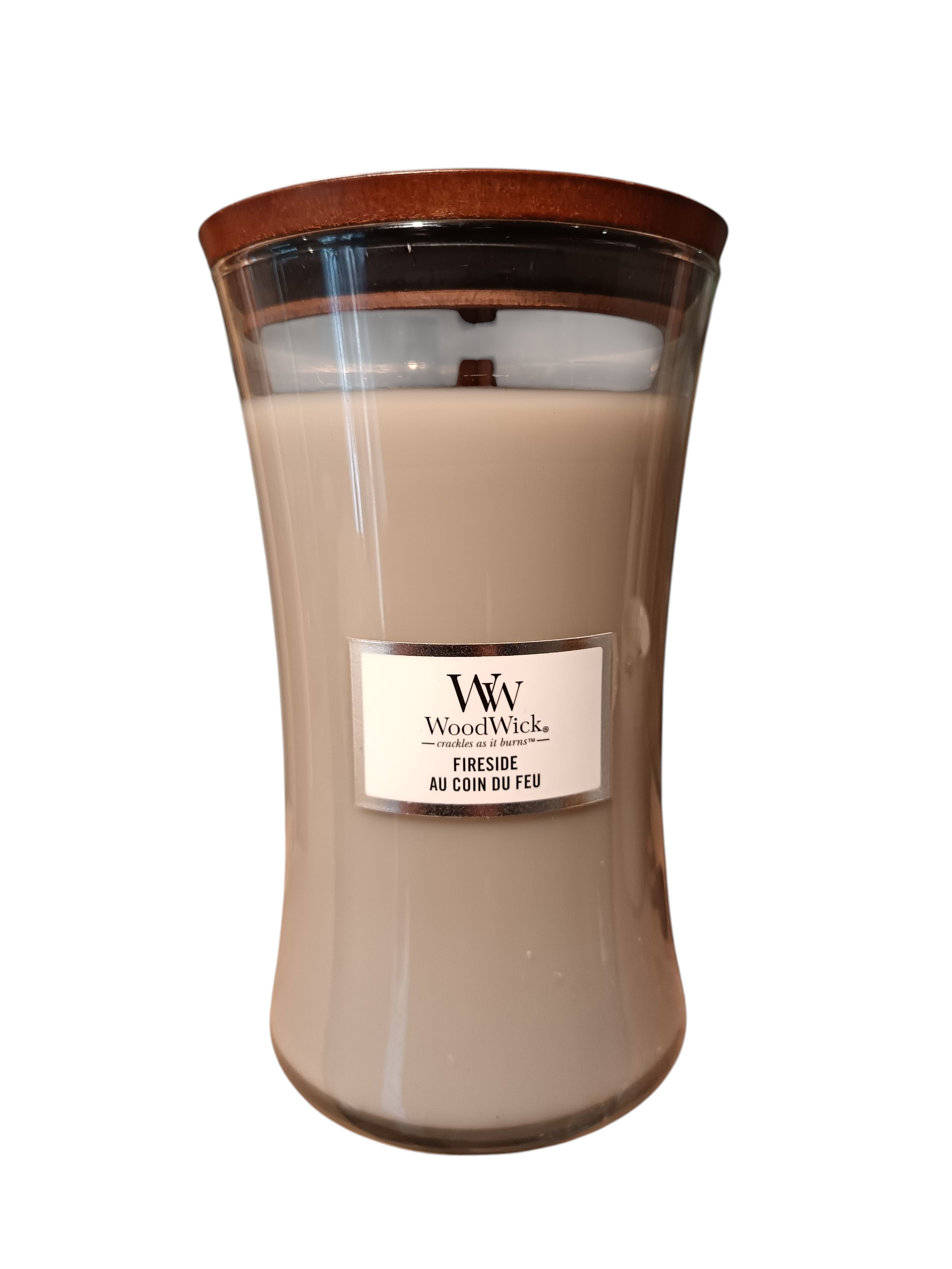 Woodwick Fireside Large Jar Scented Candle Woodwick