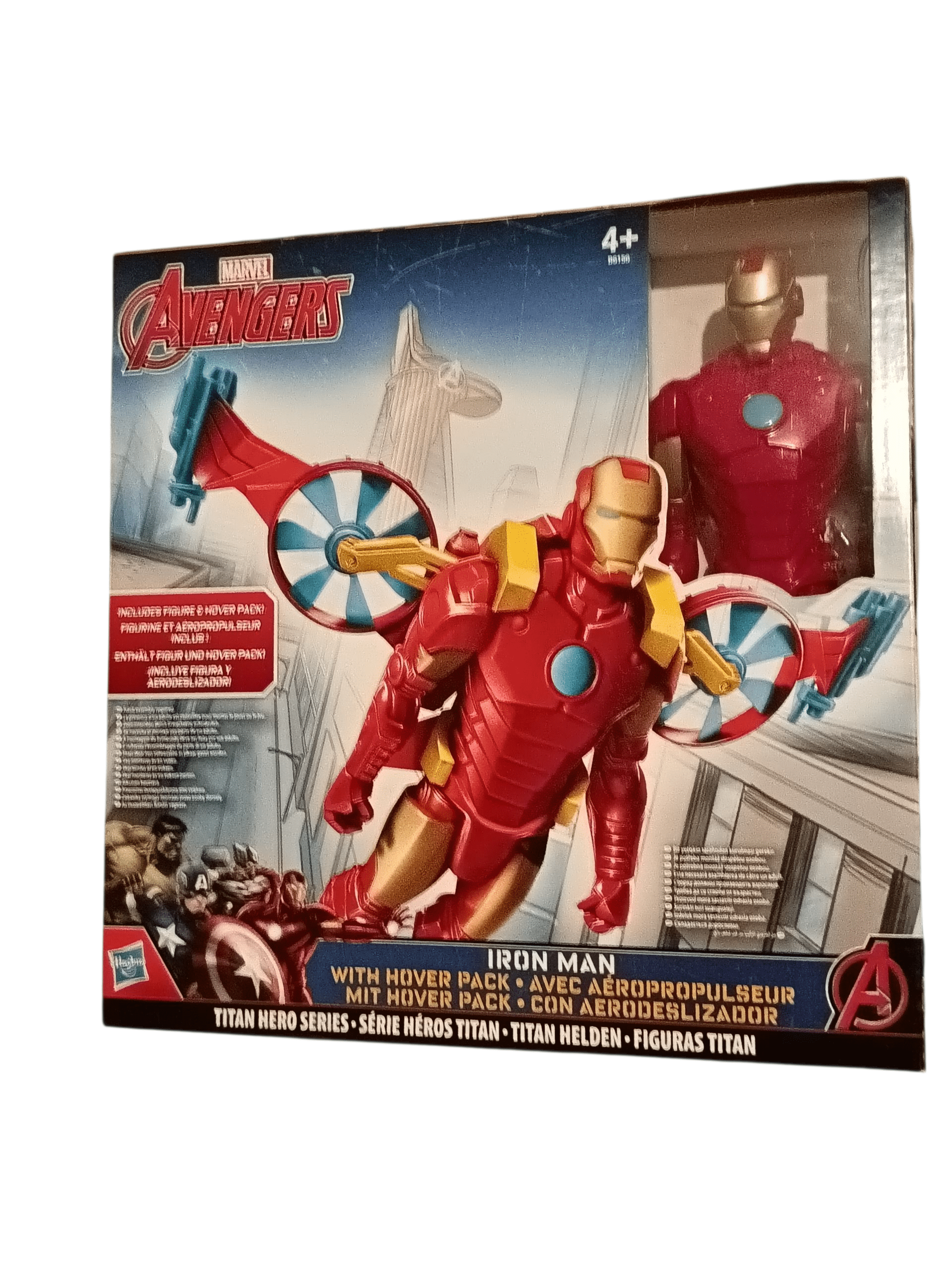 Marvel Iron-Man Hover Pack playset With Figure Hasbro