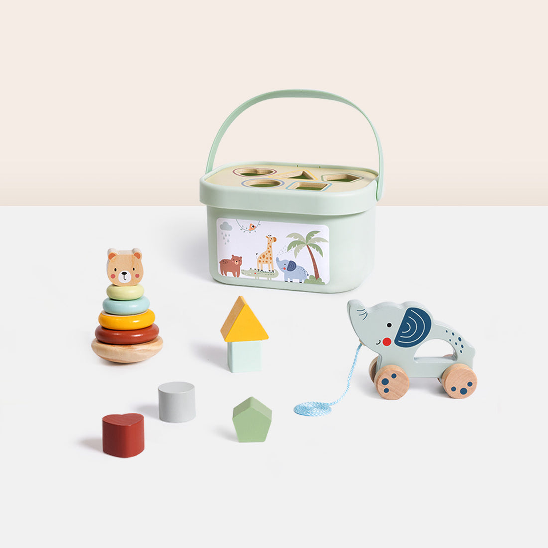 Tooky Toy Toddler 3 in 1 Sorting Box *Reduced