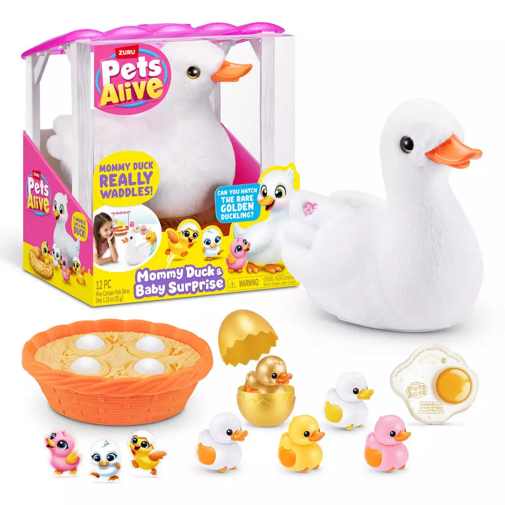 Zuru Pets Alive - Mama Duck & Baby *Reduced to clear