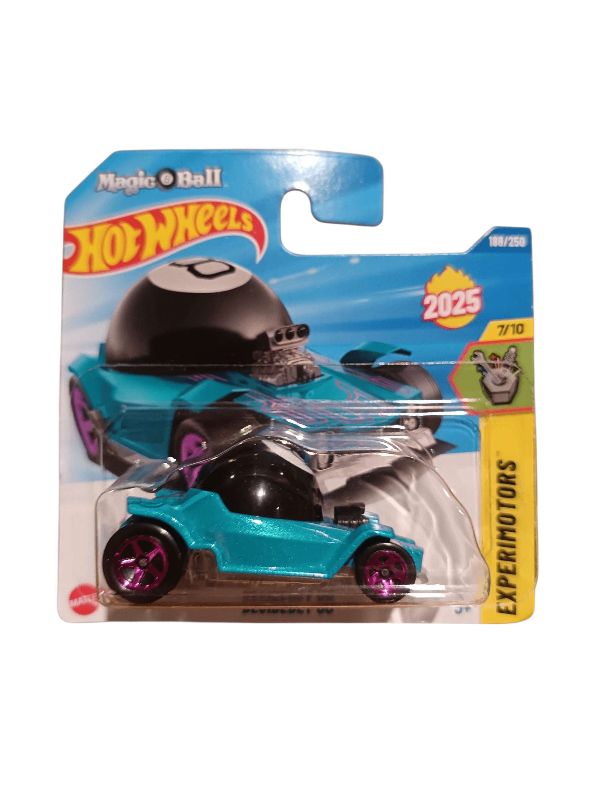 Hot Wheels Experimotors Decidedly Go 7/10 Magic 8 Ball 2025 Toy Car Hot Wheels