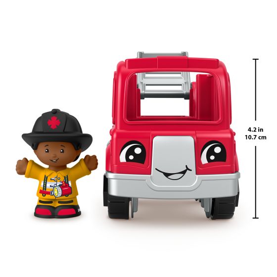 Fisher-Price Little People Fire Engine Vehicle and Figure Fisher-Price