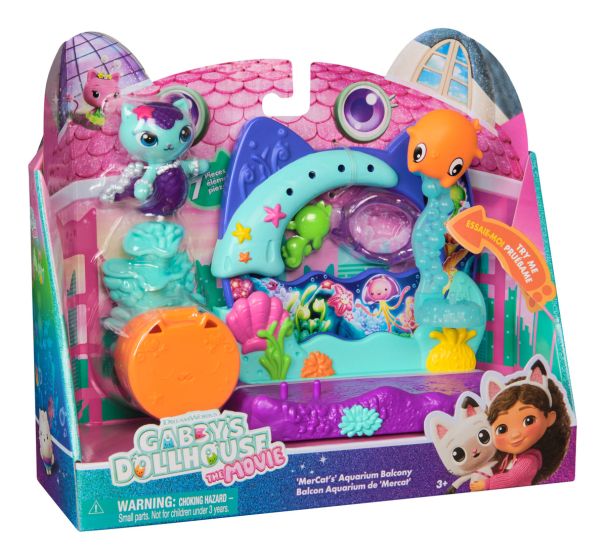 Gabby's Dollhouse Movie Balcony Pack Aquarium Spin Master Toys
