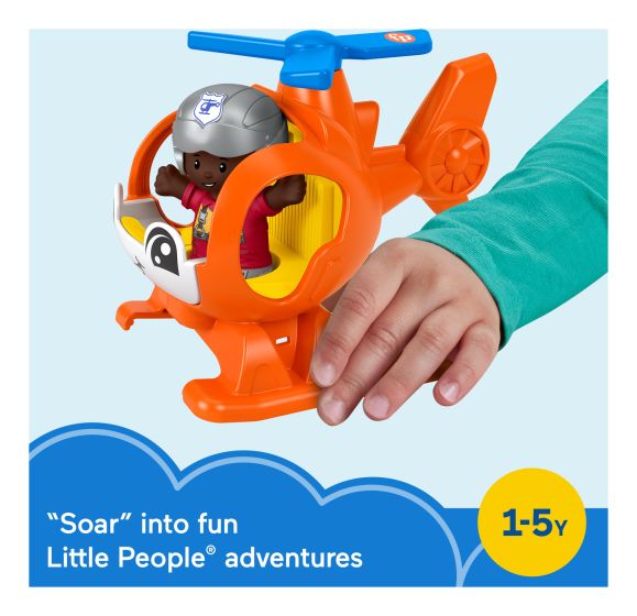 Fisher-Price Little People Helicopter Vehicle and Figure Fisher-Price