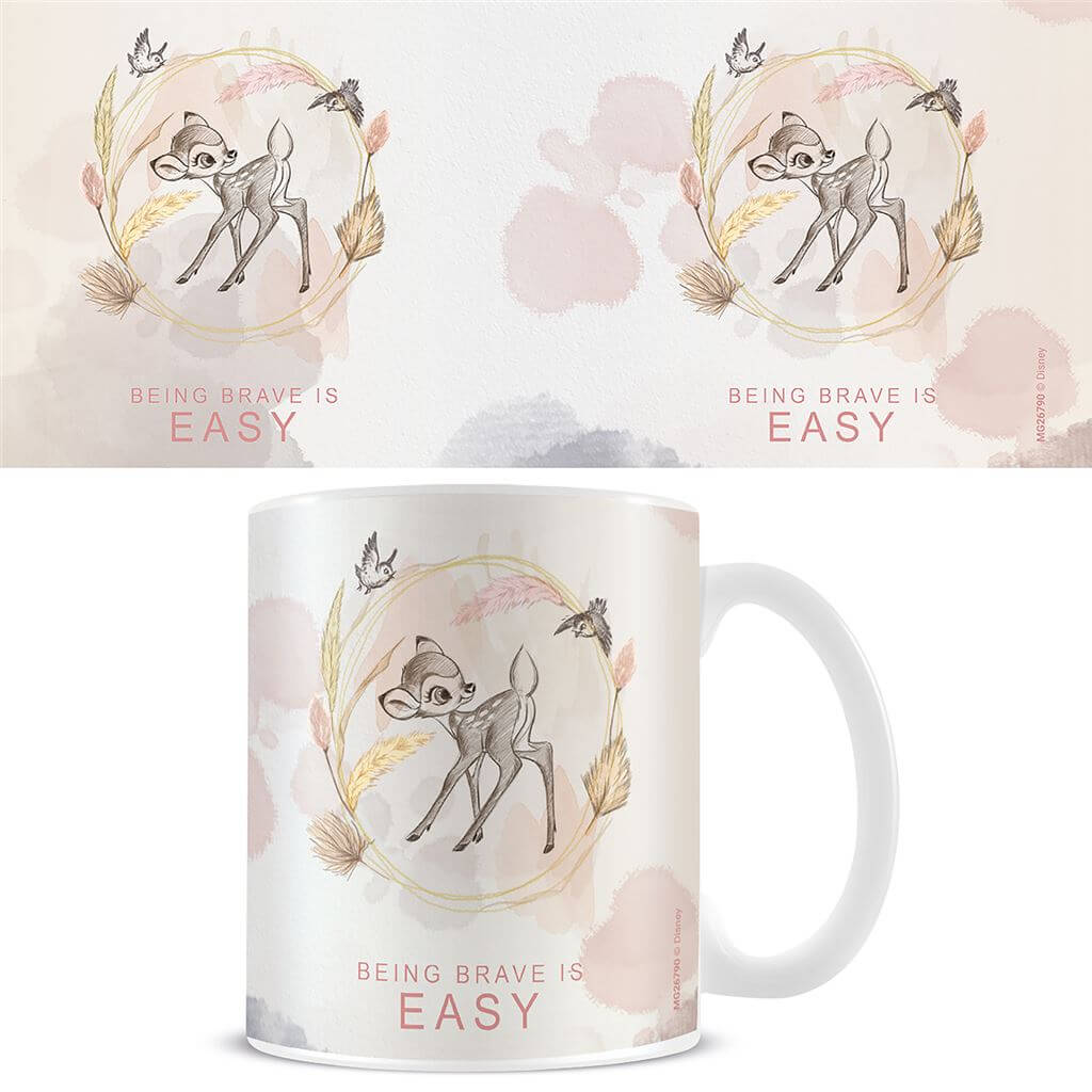 Bambi - Being Brave Is Easy Mug Pyramid International