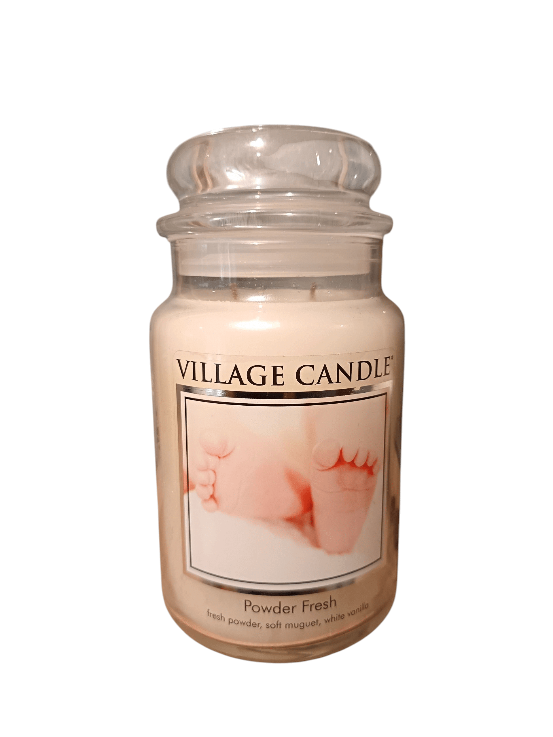 Village Candle Powder Fresh Large Jar Scented Candle Village Candle