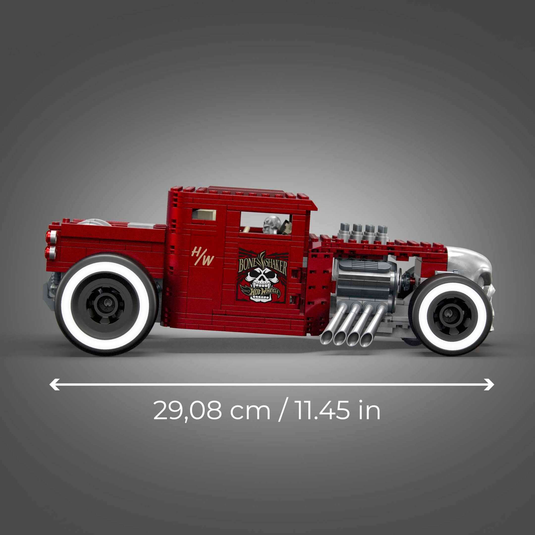 Mega Construx HBD50 - Hot Wheels Bone Shaker Building Brick Set Mega