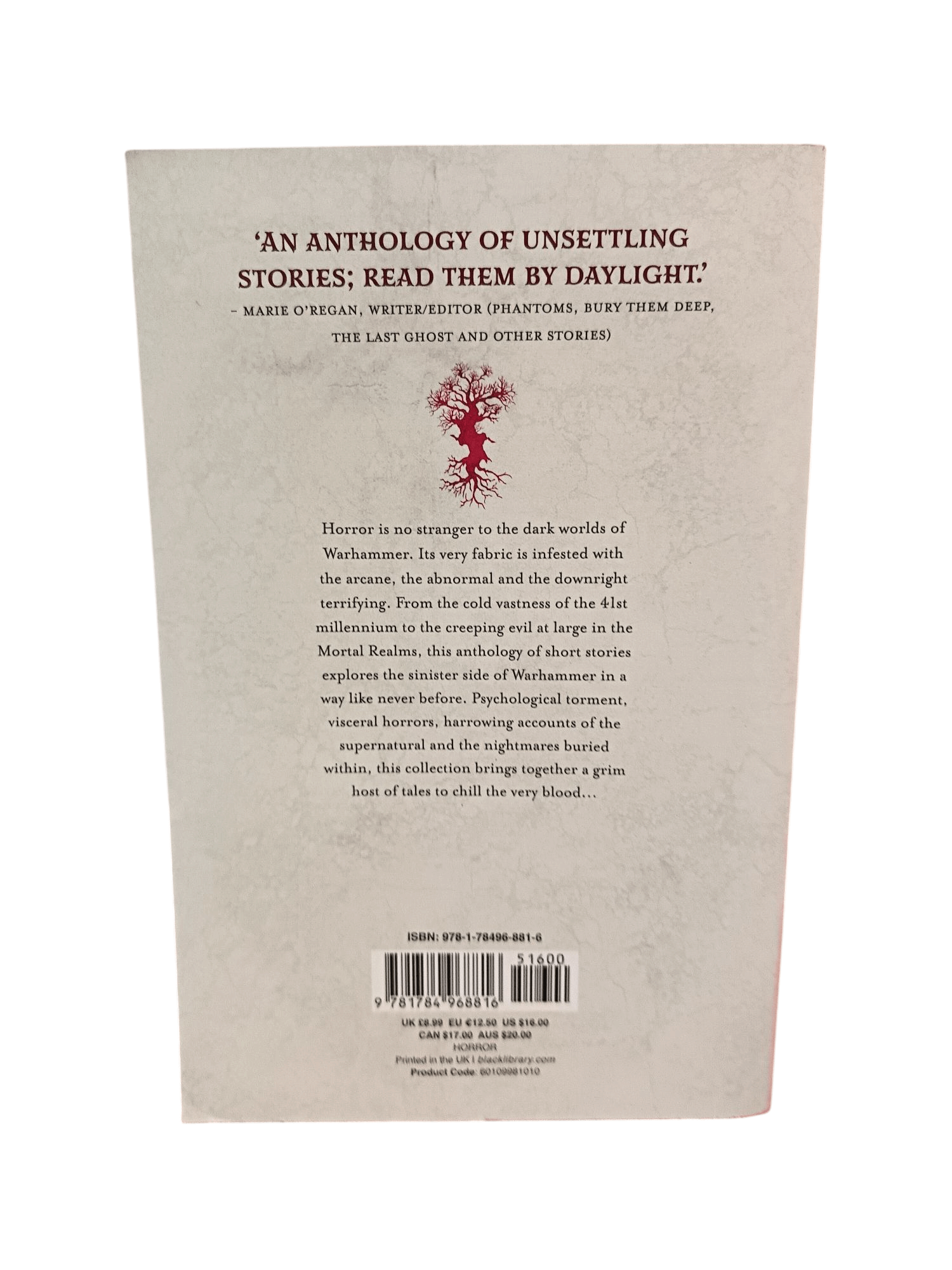 Warhammer Horror - MALEDICTIONS A Collection Of Horror Stories Warhammer