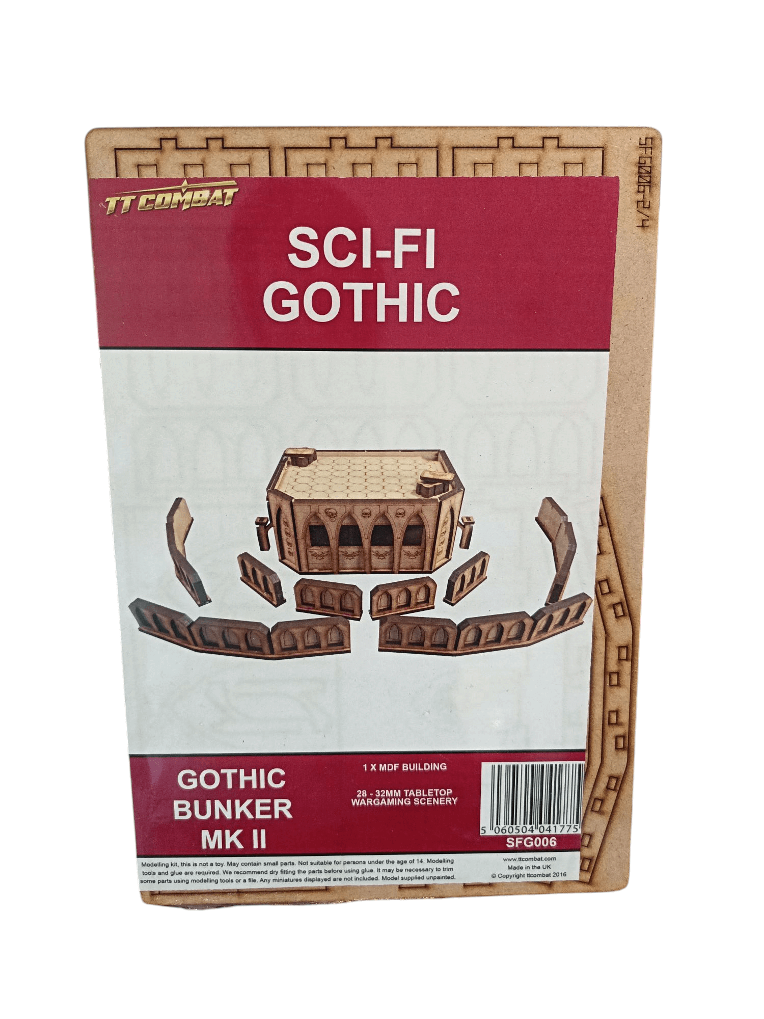 TTCombat Tabletop Scenics Sci-fi Gothic Bunker Mk II TTCombat