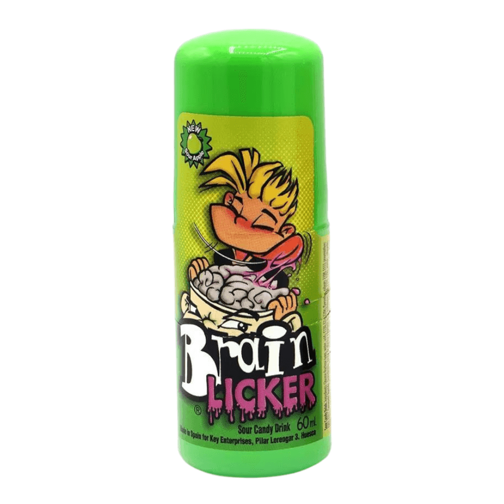 Brain Licker Black Sour Apple Sour Candy Drink 60ml Brain Licker