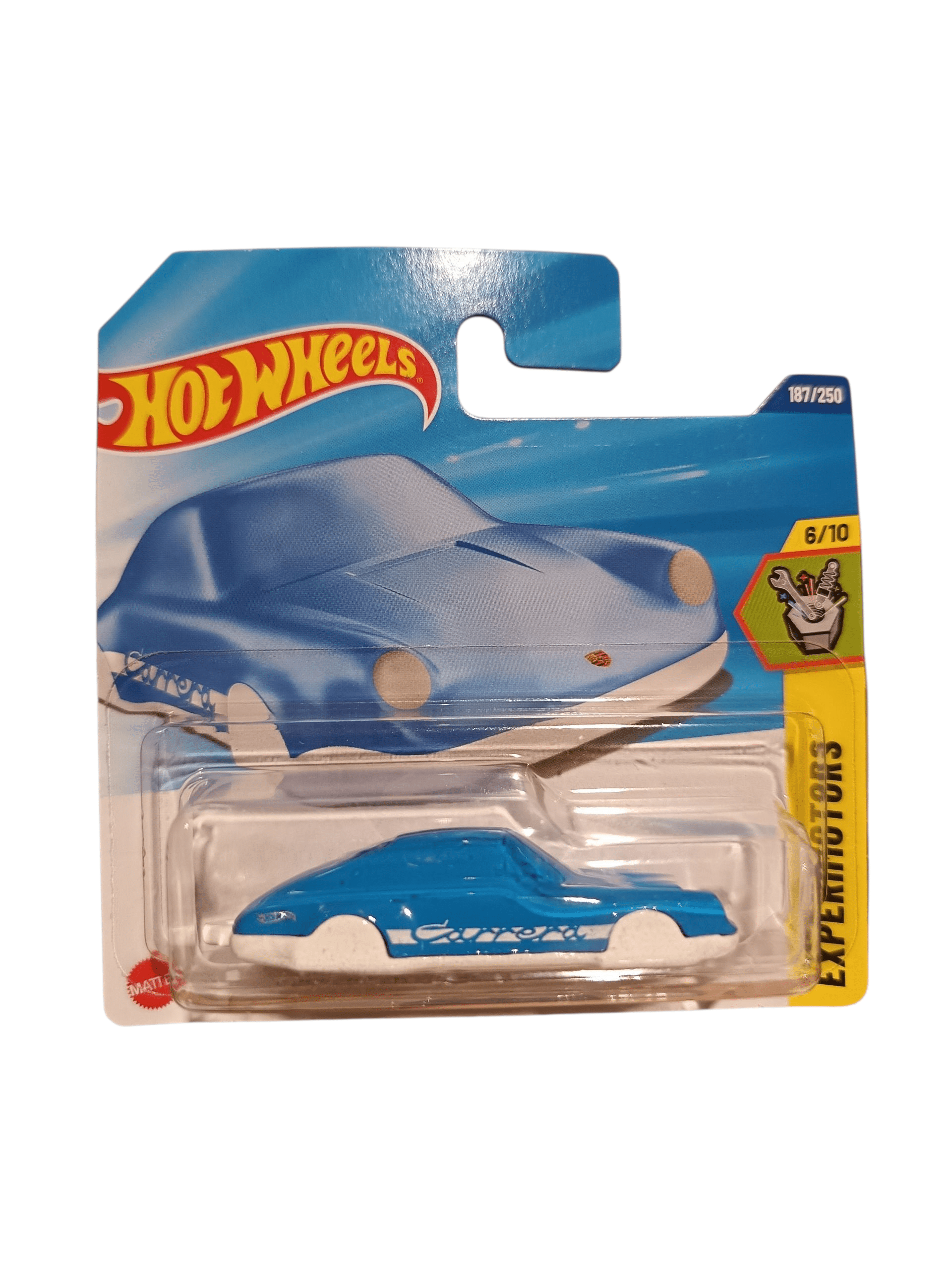 Hot Wheels Experimotors Porshe 911 Carrera Clip 6/10 Toy Car Hot Wheels