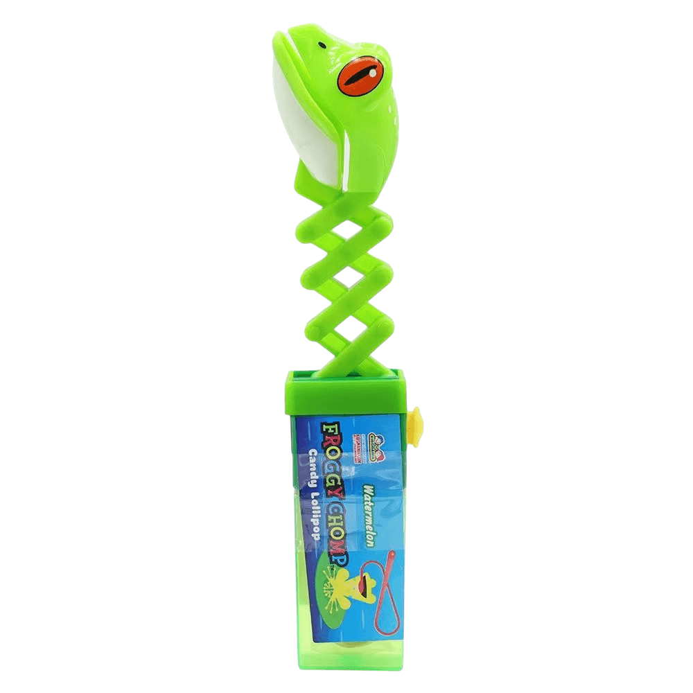 Froggy Chomp Green Candy Lollipop 17g Kidsmania
