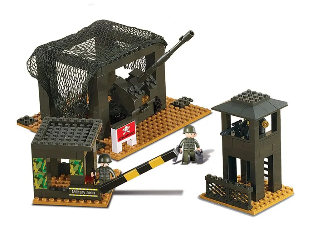 Sluban Army Headquarters Building Brick Set Sluban