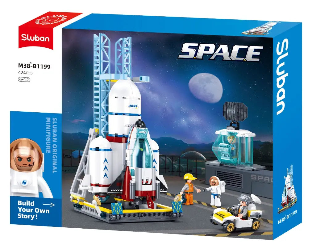 Sluban Space Dream Launch Centre Building Brick Set Sluban