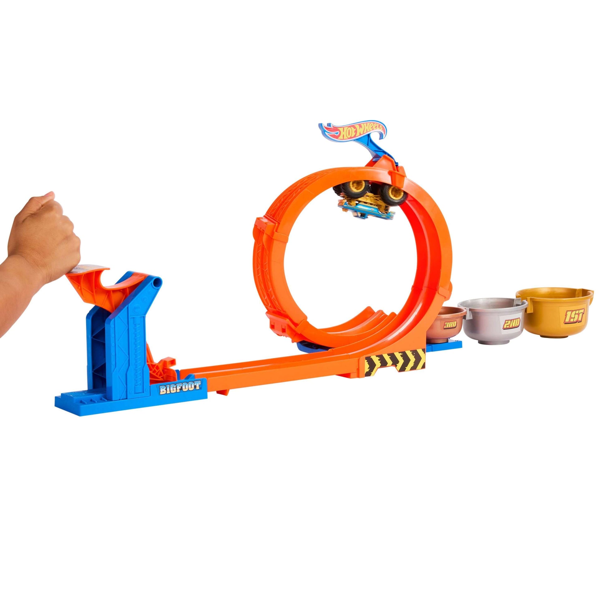 Hot Wheels Monster Trucks Loop and Flip Trophy Challenge Hot Wheels
